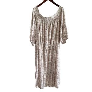 Old Navy off the shoulders/puff sleeves/elastic waist Maxi dress Size 3X